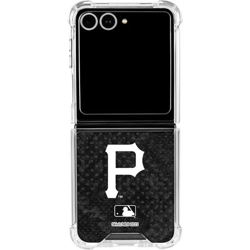 MLB Pittsburgh Pirates Dark Wash Galaxy Z Flip7 Clear Case