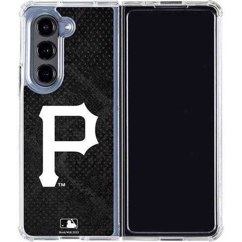 MLB Pittsburgh Pirates Dark Wash Galaxy Z Fold5 5G Clear Case