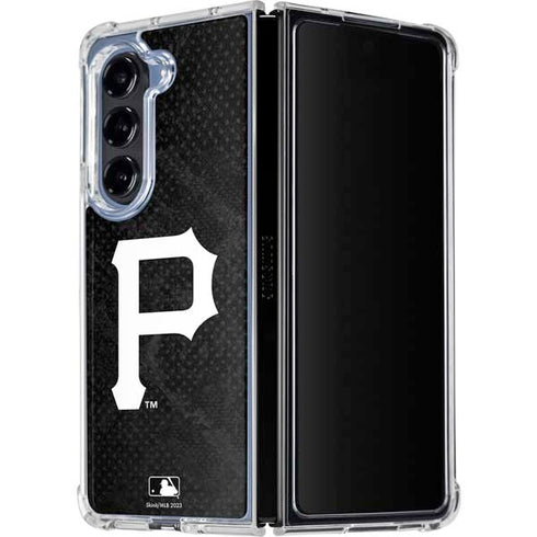 MLB Pittsburgh Pirates Dark Wash Galaxy Z Fold5 5G Clear Case