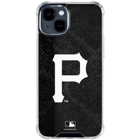 MLB Pittsburgh Pirates Dark Wash iPhone 15 Clear Case