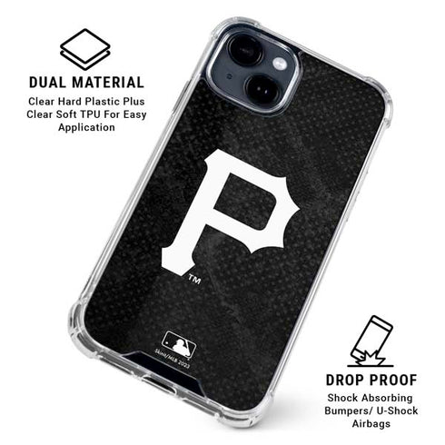 MLB Pittsburgh Pirates Dark Wash iPhone 15 Clear Case