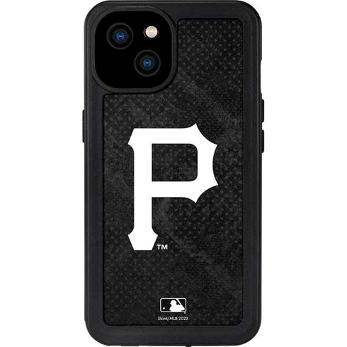 MLB Pittsburgh Pirates Dark Wash iPhone 15 Plus Waterproof Case
