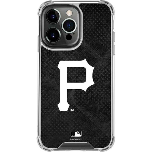 MLB Pittsburgh Pirates Dark Wash iPhone 16 Pro Max Clear Case