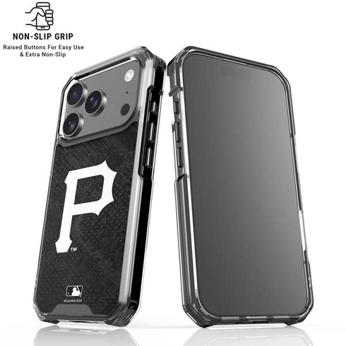 MLB Pittsburgh Pirates Dark Wash iPhone 17 Pro Clear Case