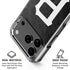 MLB Pittsburgh Pirates Dark Wash iPhone 18 Pro Clear Case