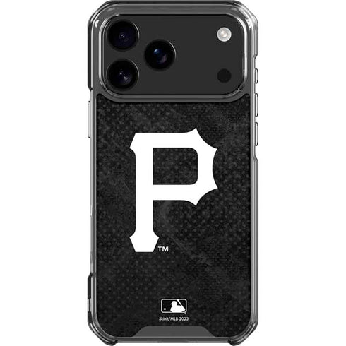 MLB Pittsburgh Pirates Dark Wash iPhone 18 Pro Max Clear Case
