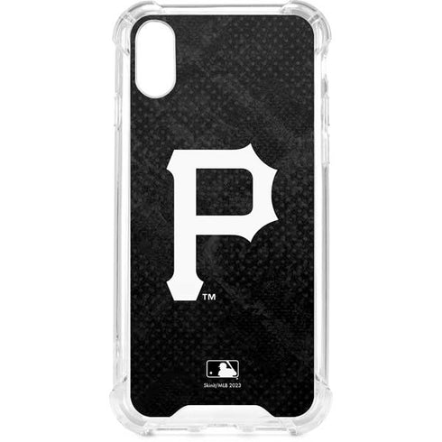 MLB Pittsburgh Pirates Dark Wash iPhone XS Clear Case