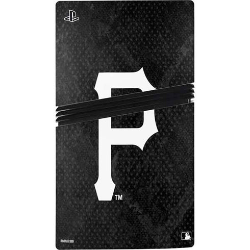 MLB Pittsburgh Pirates Dark Wash PS5 Pro Console Skin