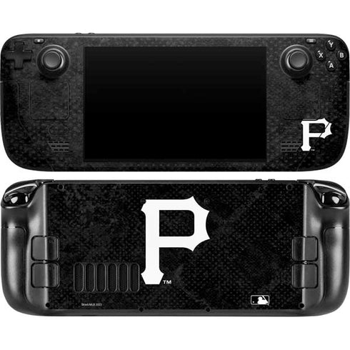MLB Pittsburgh Pirates Dark Wash Steam Deck Handheld Gaming Computer OLED Skin