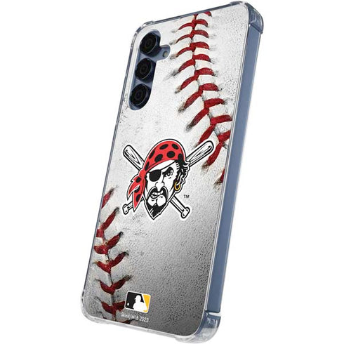 MLB Pittsburgh Pirates Game Ball Galaxy A55 5G Clear Case
