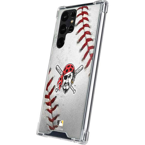 MLB Pittsburgh Pirates Game Ball Galaxy S23 Ultra Clear Case