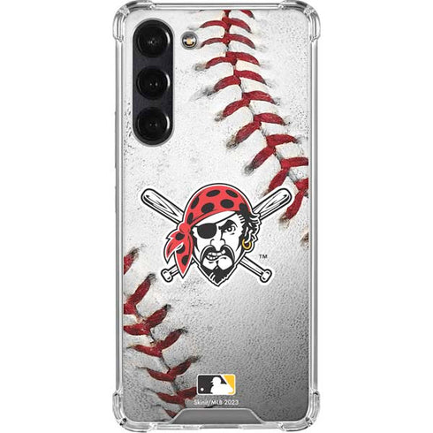 MLB Pittsburgh Pirates Game Ball Galaxy S24 FE Clear Case