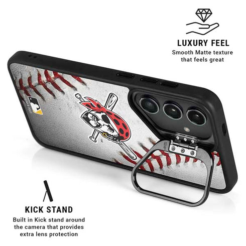 MLB Pittsburgh Pirates Game Ball Galaxy S24 FE Kickstand Case