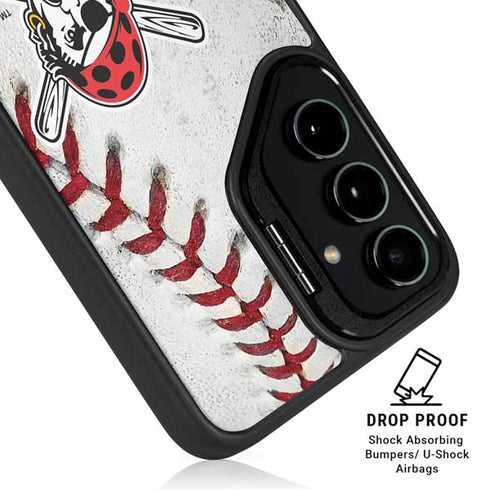 MLB Pittsburgh Pirates Game Ball Galaxy S24 Plus Kickstand Case