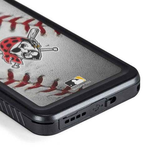 MLB Pittsburgh Pirates Game Ball Galaxy S24 Plus Waterproof Case