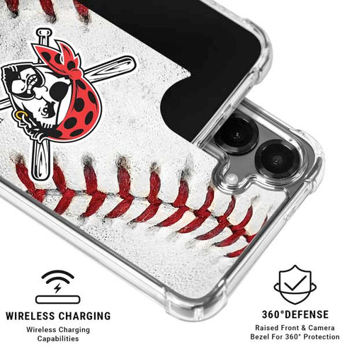 MLB Pittsburgh Pirates Game Ball Galaxy S26 Clear Case