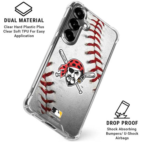 MLB Pittsburgh Pirates Game Ball Galaxy S26 Plus Clear Case