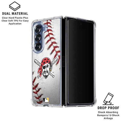 MLB Pittsburgh Pirates Game Ball Galaxy Z Fold6 Clear Case