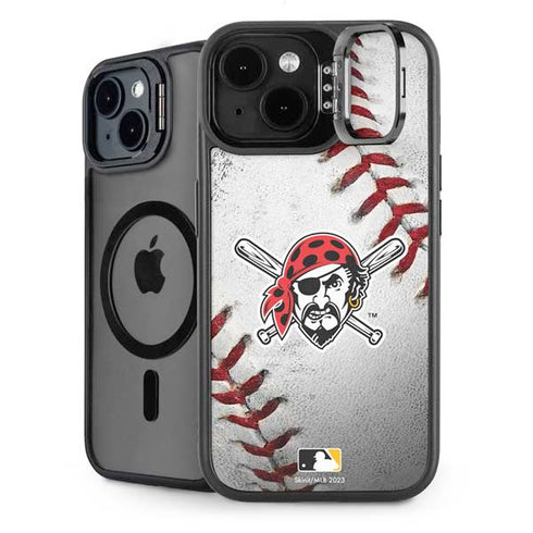 MLB Pittsburgh Pirates Game Ball iPhone 14 Kickstand Case