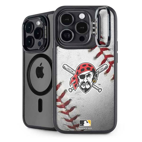 MLB Pittsburgh Pirates Game Ball iPhone 14 Pro Kickstand Case