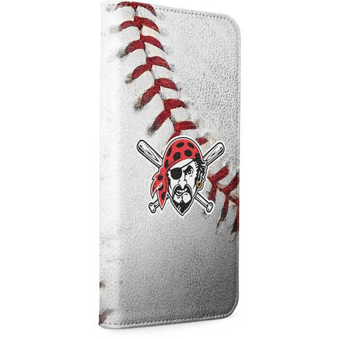 MLB Pittsburgh Pirates Game Ball iPhone 15 Pro Max Folio Case