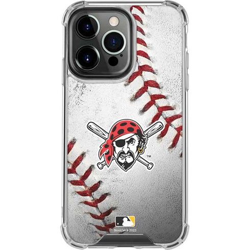 MLB Pittsburgh Pirates Game Ball iPhone 16 Pro Clear Case