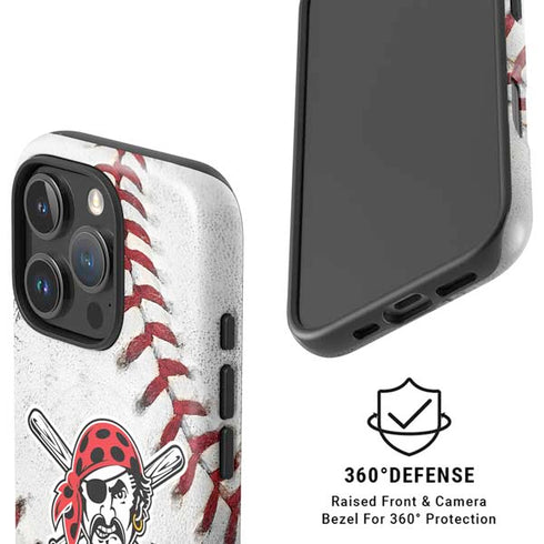 MLB Pittsburgh Pirates Game Ball iPhone 16 Pro Magsafe Impact Case