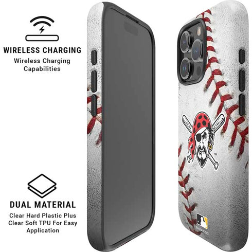 MLB Pittsburgh Pirates Game Ball iPhone 16 Pro Magsafe Impact Case