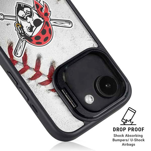 MLB Pittsburgh Pirates Game Ball iPhone 16e Kickstand Case