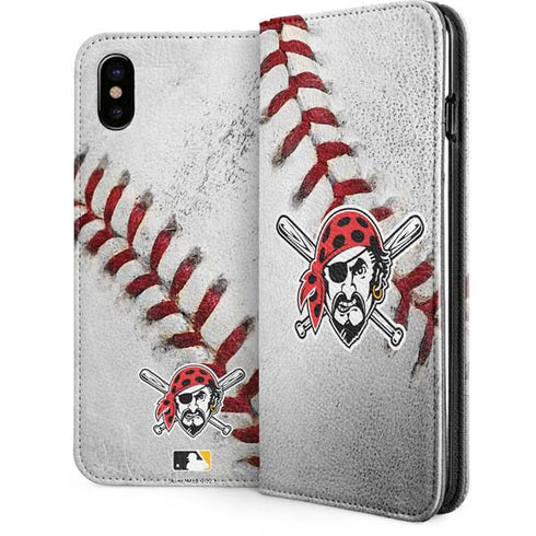 MLB Pittsburgh Pirates Game Ball iPhone 8 Folio Case