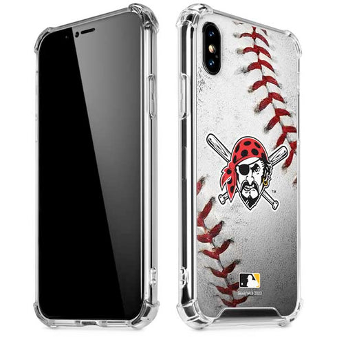 MLB Pittsburgh Pirates Game Ball iPhone X/XS Clear Case