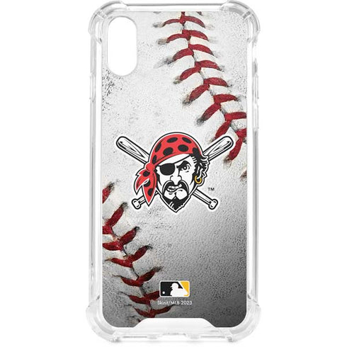 MLB Pittsburgh Pirates Game Ball iPhone XS Clear Case