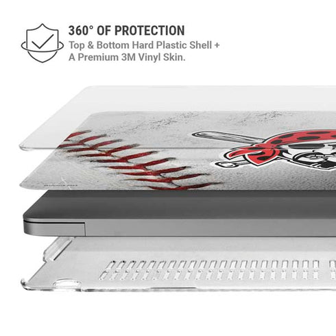 MLB Pittsburgh Pirates Game Ball MacBook Pro 14in (2021-24) Case plus Skin