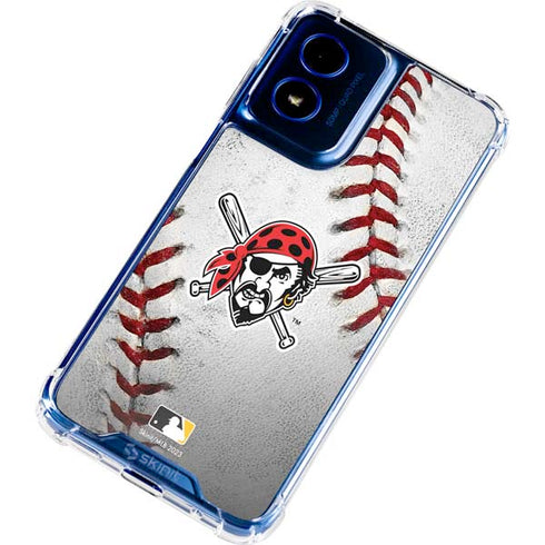 MLB Pittsburgh Pirates Game Ball Moto G Play 4G (2024) Clear Case