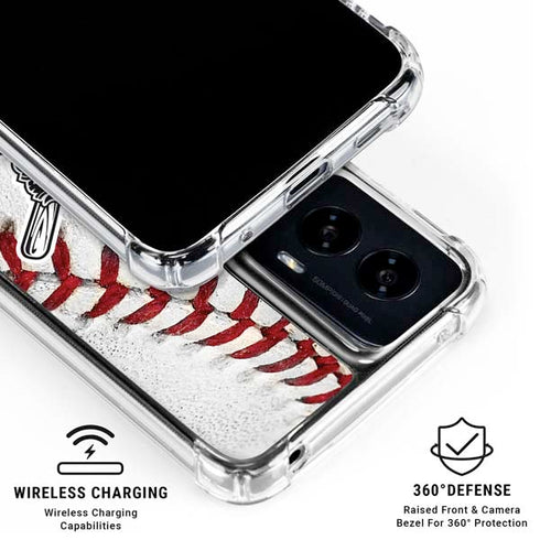 MLB Pittsburgh Pirates Game Ball Moto G Power 5G (2024) Clear Case