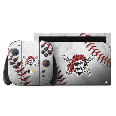 MLB Pittsburgh Pirates Game Ball Nintendo Switch 2 (2025) with Joy-Con Skin