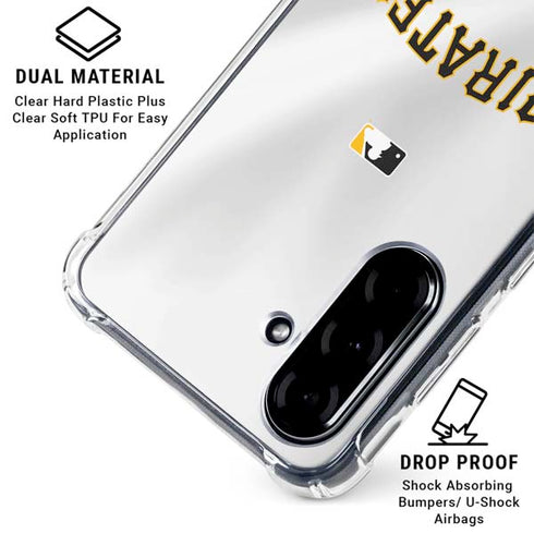 MLB Pittsburgh Pirates Jersey Home Galaxy A36 5G Clear Case