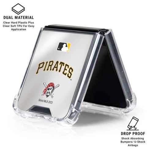 MLB Pittsburgh Pirates Jersey Home Galaxy Z Flip6 Clear Case
