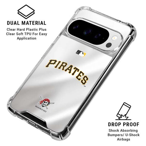MLB Pittsburgh Pirates Jersey Home Google Pixel 10 Pro XL Clear Case