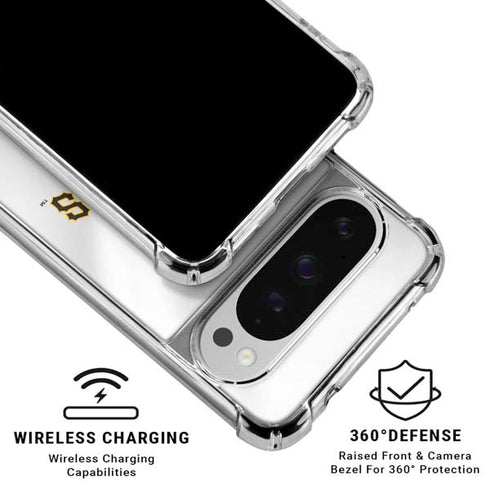 MLB Pittsburgh Pirates Jersey Home Google Pixel 10 Pro XL Clear Case