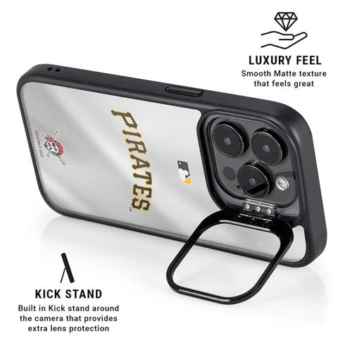 MLB Pittsburgh Pirates Jersey Home iPhone 13 Pro Max Kickstand Case