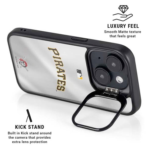 MLB Pittsburgh Pirates Jersey Home iPhone 14 Plus Kickstand Case