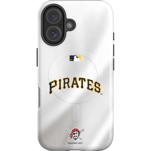 MLB Pittsburgh Pirates Jersey Home iPhone 16 Magsafe Impact Case