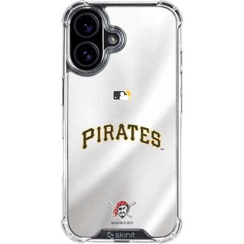 MLB Pittsburgh Pirates Jersey Home iPhone 16 Plus Clear Case
