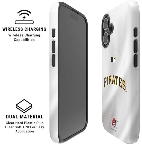 MLB Pittsburgh Pirates Jersey Home iPhone 16 Plus Magsafe Impact Case