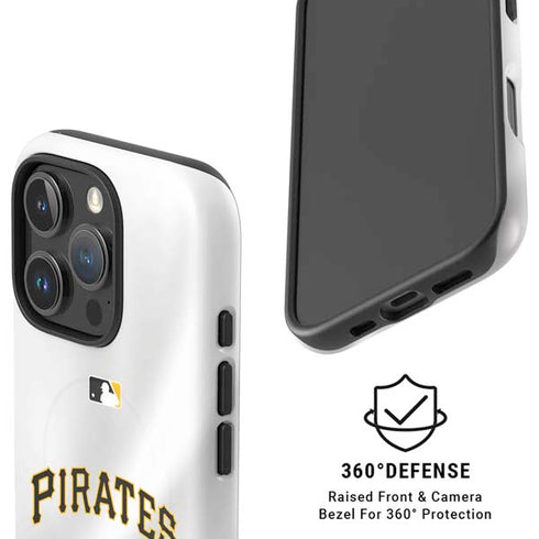 MLB Pittsburgh Pirates Jersey Home iPhone 16 Pro Magsafe Impact Case