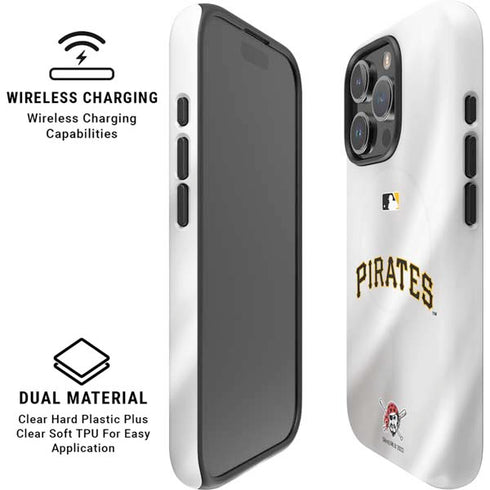 MLB Pittsburgh Pirates Jersey Home iPhone 16 Pro Magsafe Impact Case