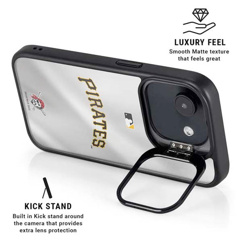 MLB Pittsburgh Pirates Jersey Home iPhone 16e Kickstand Case