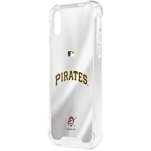 MLB Pittsburgh Pirates Jersey Home iPhone XS Clear Case