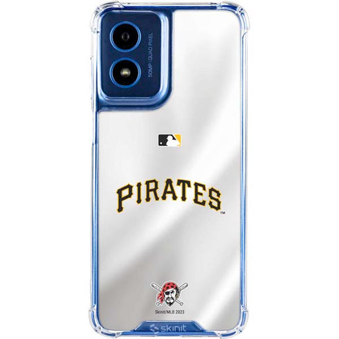 MLB Pittsburgh Pirates Jersey Home Moto G Play 4G (2024) Clear Case